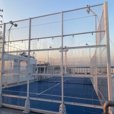 Paddle court fencing
